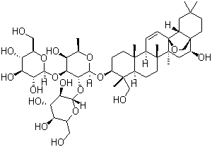 醉鱼草皂甙 Ⅳ分子结构 (CAS 139523-30-1)