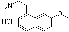 CAS 登录号：139525-77-2, 2-(7-甲氧基萘-1-基)乙胺盐酸盐