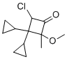 4-氯-3,3-二环丙基-2-甲氧基-2-甲基-环丁酮分子结构 (CAS 139537-58-9)