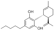 大麻二酚分子结构 (CAS 13956-29-1)
