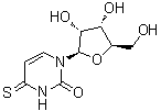 structure of CAS# 13957-31-8, 4-硫代尿苷