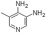 5-甲基-3,4-二氨基吡啶分子结构 (CAS 13958-86-6)