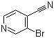 3-溴-4-氰基吡啶分子结构 (CAS 13958-98-0)