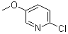 2-氯-5-甲氧基吡啶分子结构 (CAS 139585-48-1)