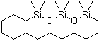 月桂基聚甲基硅氧烷分子结构 (CAS 139614-44-1)