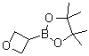 4,4,5,5-四甲基-2-(3-氧杂环丁基)-1,3,2-二氧硼杂环戊烷分子结构 (CAS 1396215-84-1)