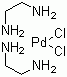 structure of CAS# 13963-53-6, 双(乙二胺)氯化鈀(II)