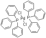 structure of CAS# 13965-03-2, 双三苯基磷二氯化钯