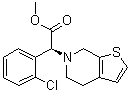 (alphaS)-alpha-(2-氯苯基)-4,7-二氢-噻吩并[2,3-c]吡啶-6(5H)-乙酸甲酯分子结构 (CAS 1396841-05-6)