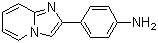 4-(咪唑并[1,2-a]吡啶-2-基)苯胺分子结构 (CAS 139705-74-1)