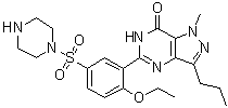 N-去甲基西地那非分子结构 (CAS 139755-82-1)