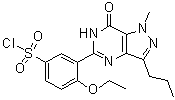 structure of CAS# 139756-22-2, 5-(5-Chlorosulfonyl-2-ethoxyphenyl)-1-methyl-3-propyl-1,6-dihydro-7H-pyrazolo[4,3-d]pyrimidin-7-one