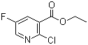 2-氯-5-氟烟酸乙酯分子结构 (CAS 139911-30-1)