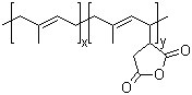 聚异戊二烯接枝马来酸酐分子结构 (CAS 139948-75-7)
