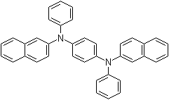 N,N'-二-2-萘基-N,N'-二苯基-1,4-苯二胺分子结构 (CAS 139994-47-1)