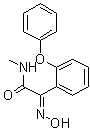 (E)-2-(羟基亚胺基)-N-甲基-2-(2-苯氧基苯基)乙酰胺分子结构 (CAS 139995-86-1)
