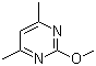 2-甲氧基-4,6-二甲基嘧啶分子结构 (CAS 14001-61-7)