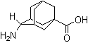 (Z)-4-氨基金刚烷-1-羧酸分子结构 (CAS 1401333-03-6)