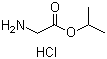甘氨酸异丙酯盐酸盐分子结构 (CAS 14019-62-6)