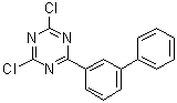 2-[1,1'-联苯]-3-基-4,6-二氯-1,3,5-三嗪分子结构 (CAS 1402225-89-1)