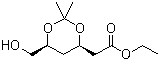 2,4-二脱氧-3,5-O-(1-甲基亚乙基)-D-赤式己糖酸乙酯分子结构 (CAS 140235-40-1)
