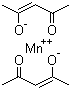 乙酰丙酮锰(II)分子结构 (CAS 14024-58-9)