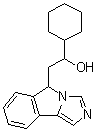 alpha-环己基-5H-咪唑并[5,1-a]异吲哚-5-乙醇分子结构 (CAS 1402836-58-1)