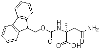 N2-[芴甲氧羰基]-2-甲基-L-天冬酰胺分子结构 (CAS 1403590-49-7)