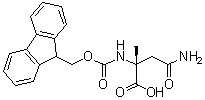 N2-[芴甲氧羰基]-2-甲基-D-天冬酰胺分子结构 (CAS 1403590-50-0)