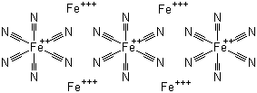 structure of CAS# 14038-43-8, Prussian Blue