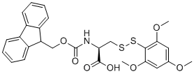 芴甲酰基-半胱氨酰(STmp)-OH分子结构 (CAS 1403834-74-1)