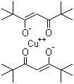 structure of CAS# 14040-05-2, Bis(dipivaloylmethanato)copper