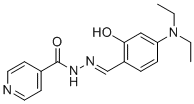 structure of CAS# 140405-36-3, N'-(4-(二乙基氨基)-2-羟基苄亚基)异烟酰肼