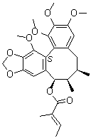 异型南五味子素 C分子结构 (CAS 140460-42-0)