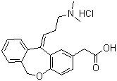 structure of CAS# 140462-76-6, 盐酸奥洛他定