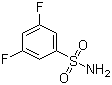 structure of CAS# 140480-89-3, 3,5-二氟苯磺酰胺