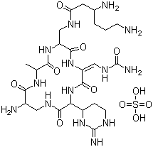 structure of CAS# 1405-37-4, Capastat sulfate