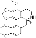 10-O-甲基汝兰碱分子结构 (CAS 14050-90-9)
