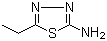 2-氨基-5-乙基-1,3,4-噻二唑分子结构 (CAS 14068-53-2)
