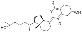 骨化二醇-d3分子结构 (CAS 140710-94-7)