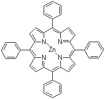 structure of CAS# 14074-80-7, 5,10,15,20-Tetraphenyl-21H,23H-porphine zinc