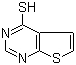structure of CAS# 14080-55-8, 噻吩并[2,3-d]嘧啶-4-硫醇