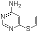 structure of CAS# 14080-56-9, Thieno[2,3-d]pyrimidin-4-ylamine