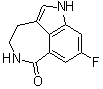 8-氟-1,3,4,5-四氢-6H-吡咯并[4,3,2-ef][2]苯并氮杂卓-6-酮分子结构 (CAS 1408282-26-7)