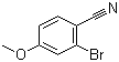 2-溴-4-甲氧基苯甲腈分子结构 (CAS 140860-51-1)