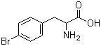 4-溴苯丙氨酸分子结构 (CAS 14091-15-7)