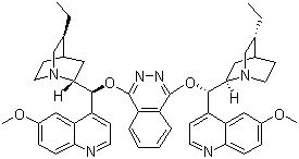 氢化奎宁 1,4-(2,3-二氮杂萘)二醚分子结构 (CAS 140924-50-1)
