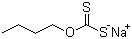 CAS # 141-33-3, Sodium O-butyldithiocarbonate, O-Butyl hydrogen dithiocarbonate sodium salt, Sodium butylxanthate, Sodium butylxanthogenate