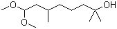 8,8-Dimethoxy-2,6-dimethyloctan-2-ol molecular structure (CAS 141-92-4)