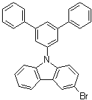 3-溴-9-[1,1':3',1''-三联苯]-5'-基-9H-咔唑分子结构 (CAS 1410877-36-9)
